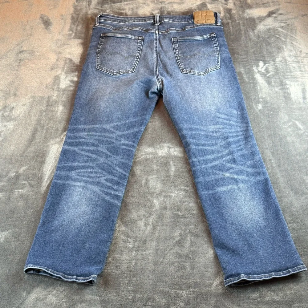 American Eagle Men's Jeans Original‎ Bootcut Airflex+ Size 36X30 - Picture 2 of 10